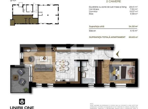 Apartament de vânzare 2 camere Unirii - 191643AV | BLITZ Târgu Mureș | Poza4