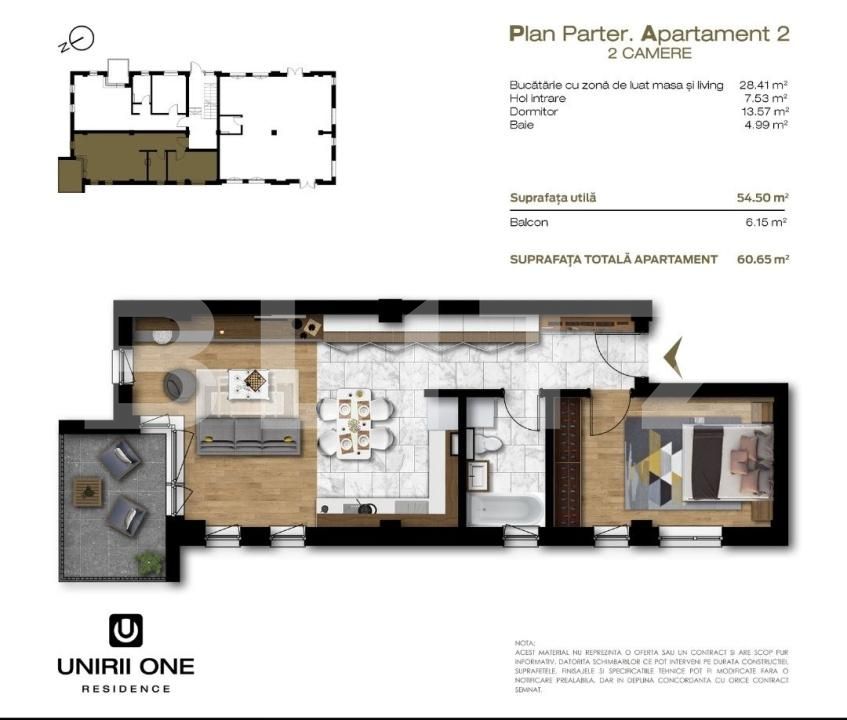 Apartament de vânzare 2 camere Unirii - 191643AV | BLITZ Târgu Mureș | Poza4