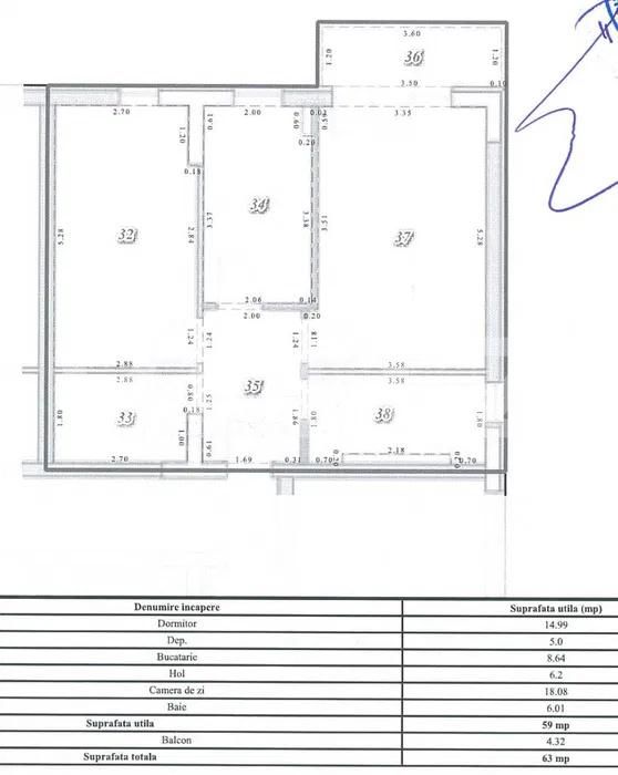 Apartament de vânzare 2 camere Libertatii - 192789AV | BLITZ Târgu Mureș | Poza7