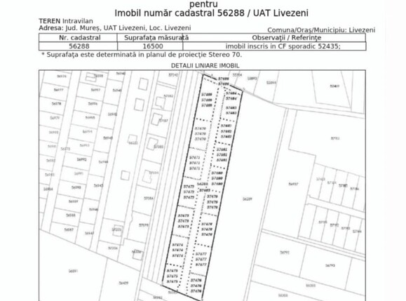Teren de vânzare Livezeni - 195712TV | BLITZ Târgu Mureș | Poza1