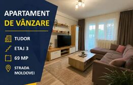 Apartament cu 3 camere de vânzare, 69 mp – Str. Moldovei, Tudor Vladimirescu