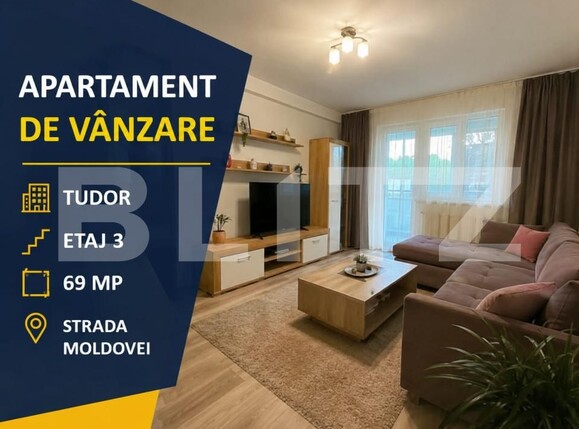 Apartament de vânzare 3 camere Tudor - 198460AV | BLITZ Târgu Mureș | Poza1