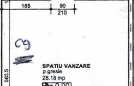 Spațiu comercial de vânzare, 38 mp, zona 7 Noiembrie