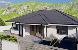 Casă modernă în Livezeni | 154 mp construiți | 2 terase | Zonă liniștită
