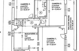 Apartament 3 camere,  Tudor, zona Fortuna