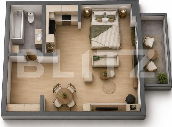 Garsonieră de vânzare Livezeni - 203522AV | BLITZ Târgu Mureș | Poza3