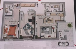 Apartament cu 3 camere, terasă, parcare și boxă - Complex Maurer