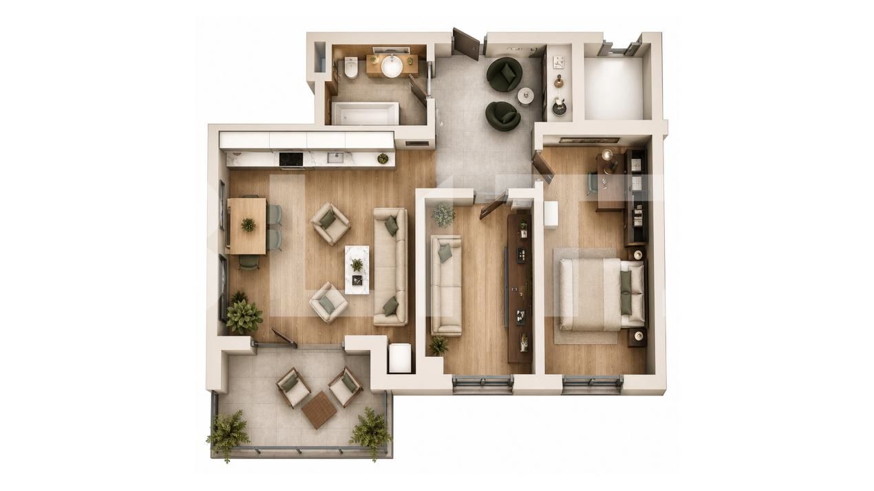 Apartament de vânzare 3 camere Tudor - 204157AV | BLITZ Târgu Mureș | Poza3