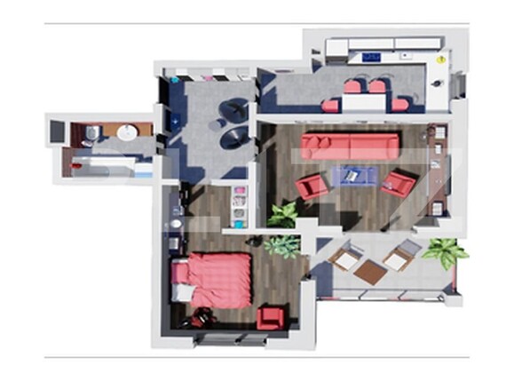 Apartament de vânzare 2 camere Tudor - 204208AV | BLITZ Târgu Mureș | Poza3