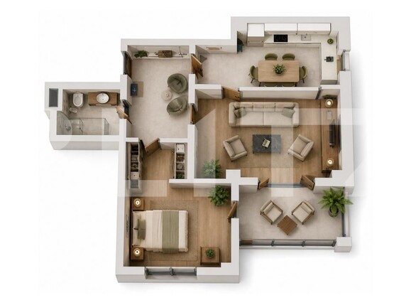 Apartament de vânzare 2 camere Tudor - 204208AV | BLITZ Târgu Mureș | Poza4