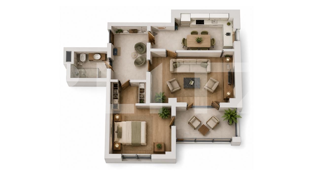 Apartament de vânzare 2 camere Tudor - 204208AV | BLITZ Târgu Mureș | Poza4