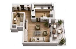 Studio Nou Cu Terasă | 51,90 Mp | Târgu Mureș