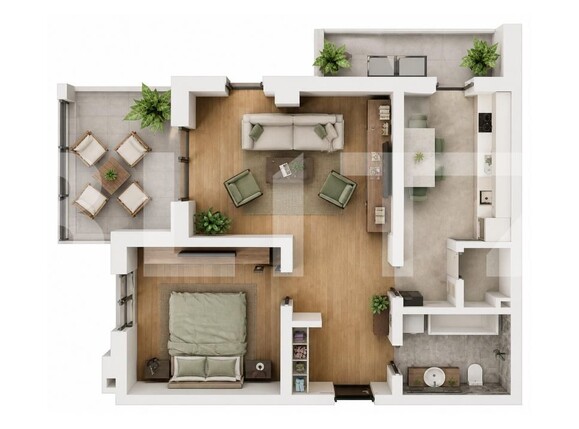 Apartament de vânzare 2 camere Tudor - 204211AV | BLITZ Târgu Mureș | Poza4