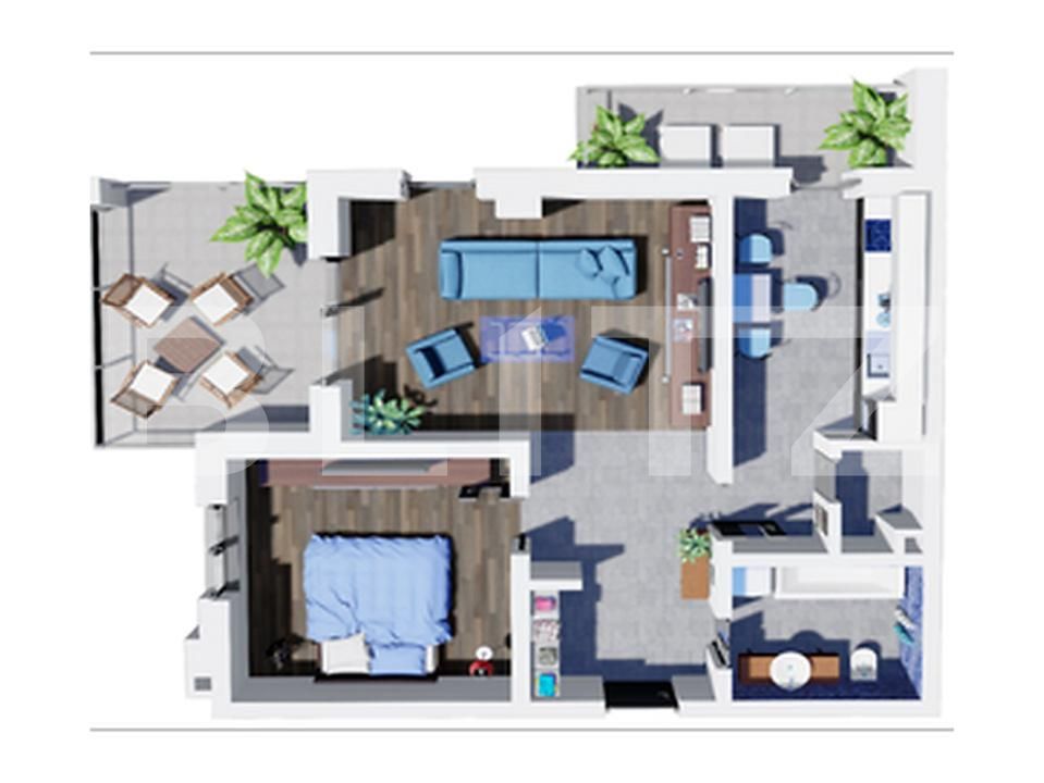 Apartament de vânzare 2 camere Tudor - 204211AV | BLITZ Târgu Mureș | Poza3