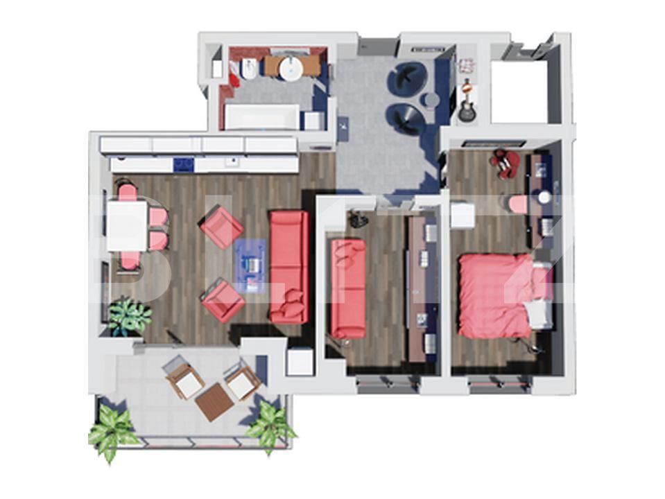 Apartament de vânzare 3 camere Tudor - 204213AV | BLITZ Târgu Mureș | Poza3