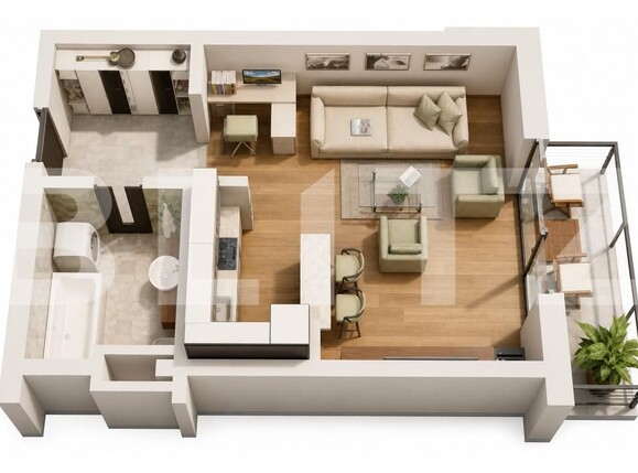 Garsonieră de vânzare Tudor - 204214AV | BLITZ Târgu Mureș | Poza4