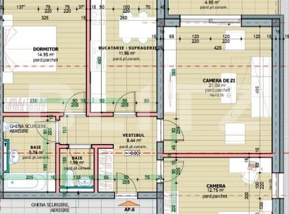 Apartament de vânzare 3 camere Tudor - 204603AV | BLITZ Târgu Mureș | Poza2