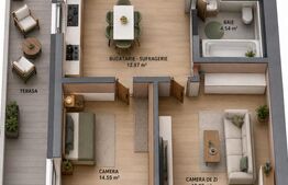 Apartament de vânzare 2 camere Libertatii - 196767AV | BLITZ Târgu Mureș | Poza3