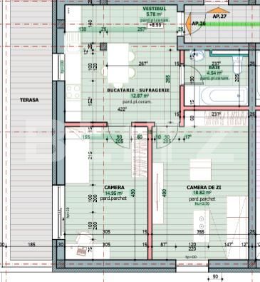 Apartament de vânzare 2 camere Tudor - 204605AV | BLITZ Târgu Mureș | Poza2