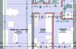 Apartament 3 camere, 69.50 mp + balcon 6,51 mp, zona Tudor 