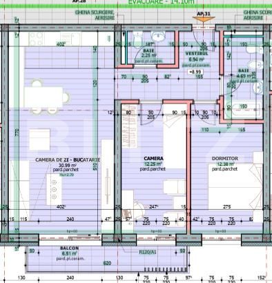 Apartament de vânzare 3 camere Tudor - 204614AV | BLITZ Târgu Mureș | Poza2