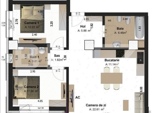 Apartament de vânzare 3 camere Tudor - 208252AV | BLITZ Târgu Mureș | Poza10