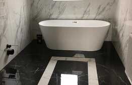 Casa semifinisata in stil meditaranian cu o suprafata de 119 mp utili si 610mp teren intavilan, zona Corunca