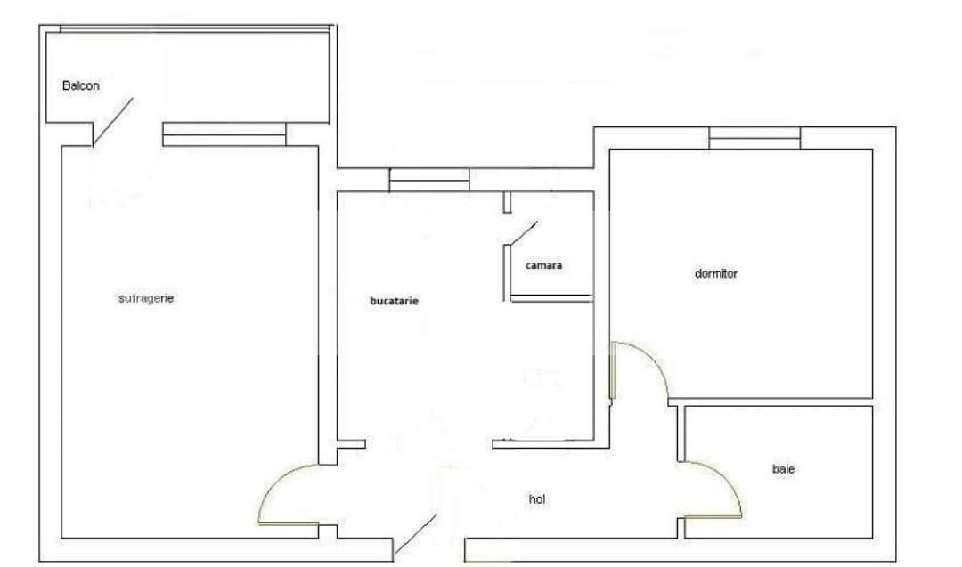 Investiție! Apartament cu 2 camere, 54 mp utili, zona Tudor