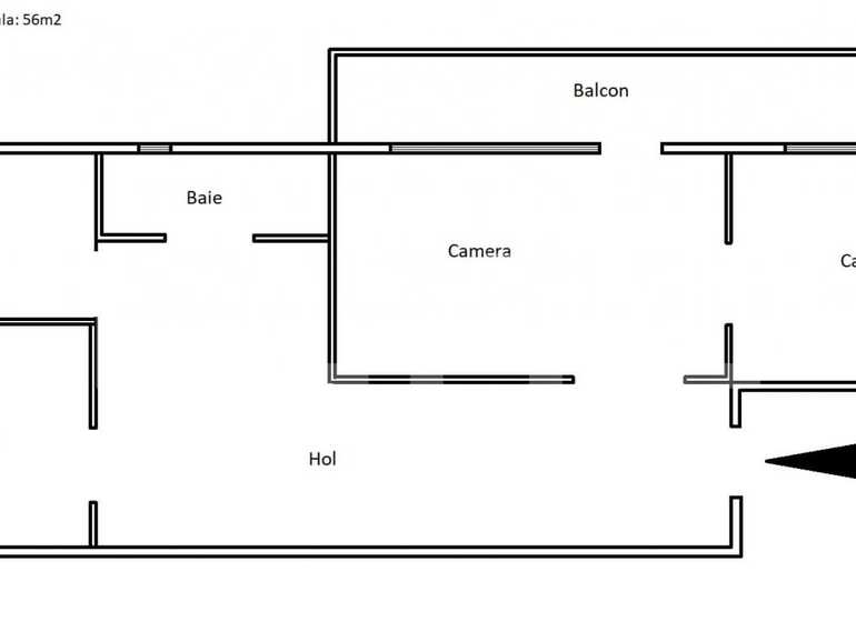 Apartament de vanzare 3 camere semidecomandat Targu Mures BLITZ 79901AV | Poza1