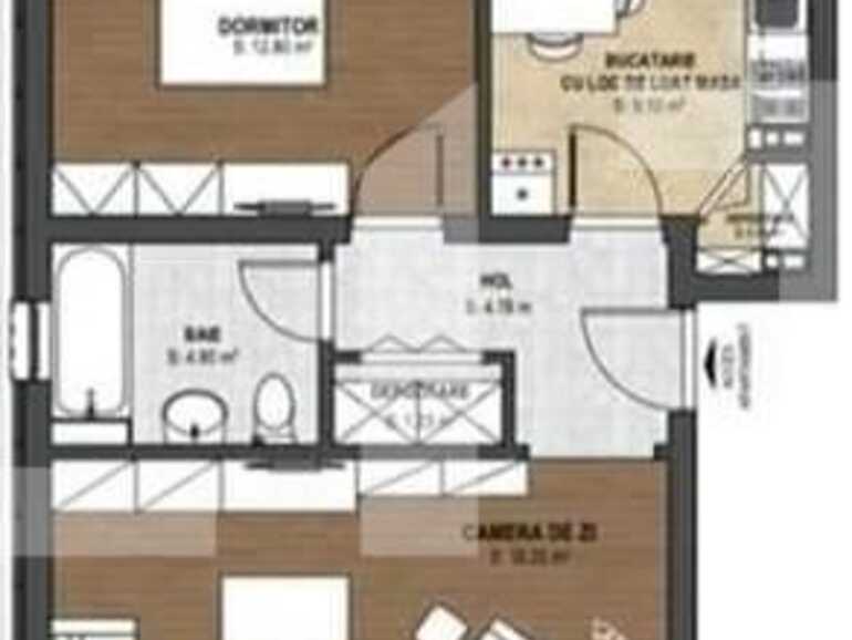 Apartament de vanzare 2 camere semifinisat decomandat - 80150AV | BLITZ Targu Mures | Poza1