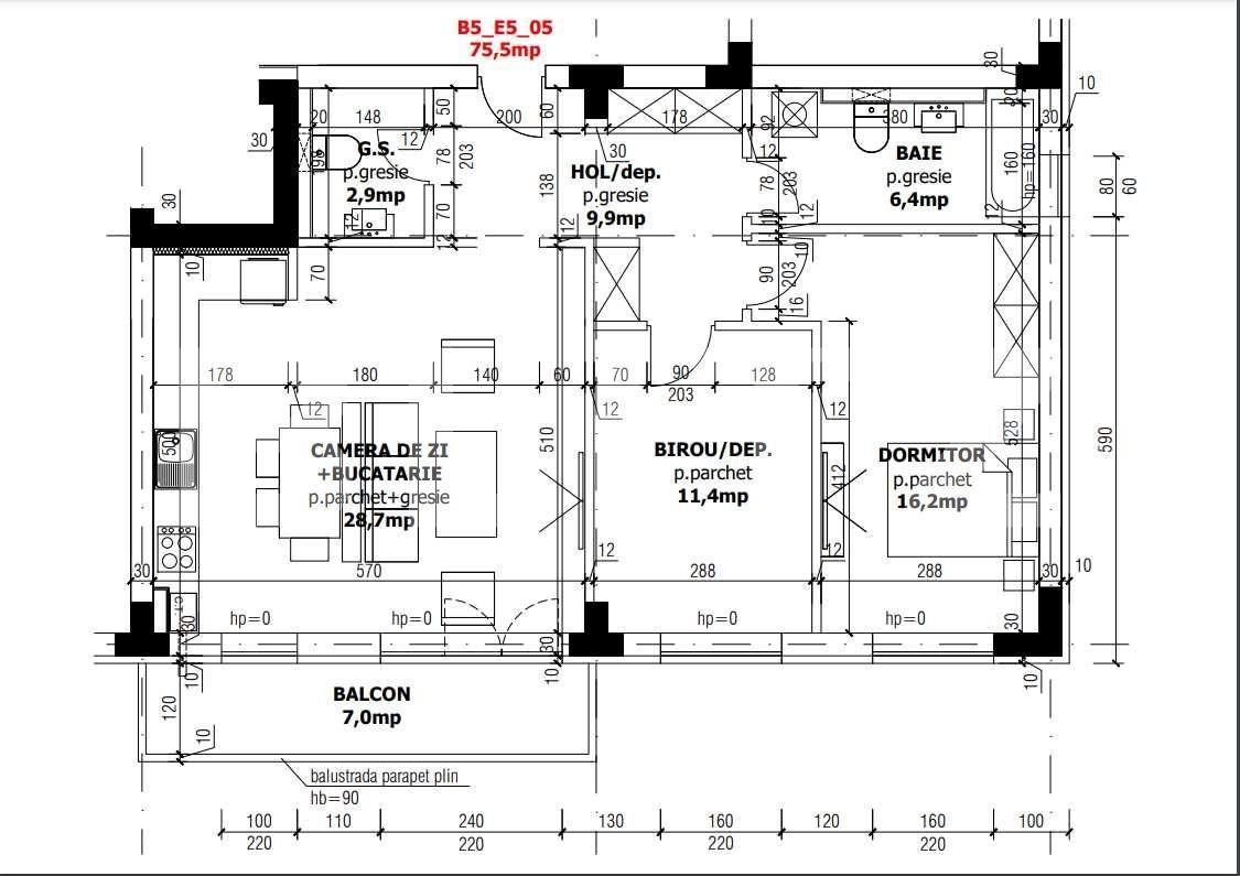 Apartament de vânzare 3 camere Libertatii - 93445AV | BLITZ Târgu Mureș | Poza8