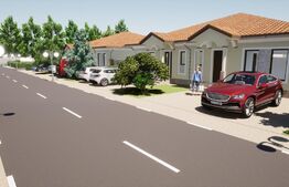 Duplex 3 camere, 90 mp, teren 300 mp, la 10 min de Dumbravita