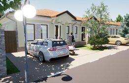 Duplex cu 4 camere, 130 mp utili, teren 300 mp