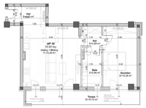 Apartament de vânzare 2 camere Giroc - 102286AV | BLITZ Timișoara | Poza2