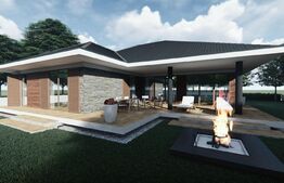 Casa individuala pe parter, 147 mp, teren 735 mp, Giarmata-Vii