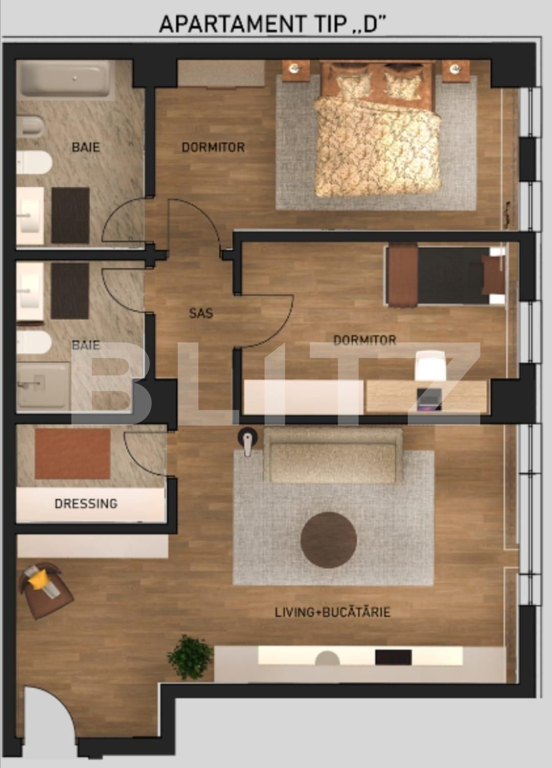 Apartament de vânzare 3 camere Soarelui - 103644AV | BLITZ Timișoara | Poza6