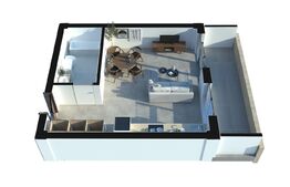  Apartament studio,35mp utili plus terasa 9mp,Torontalului