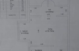 Apartament cu 3 camere, 54 mp, semidecomandat, Calea Sagului