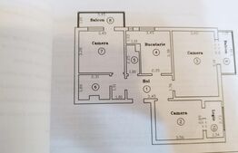 Apartament 3 camere, decomandat, etaj intermediar,zona Calea Aradului