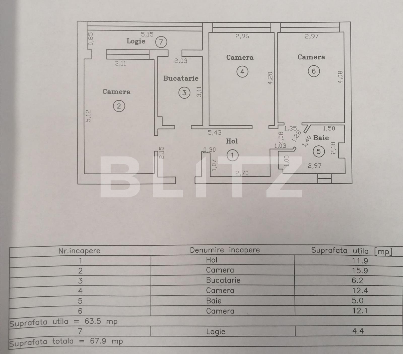 Apartament de vânzare 3 camere Sagului - 105900AV | BLITZ Timișoara | Poza2