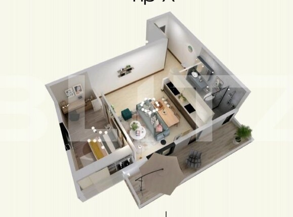 Apartament de vânzare 2 camere Torontalului - 107169AV | BLITZ Timișoara | Poza1