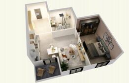 Oferta! Apartament de 2 camere, 53.8mp utili, cochet, Torontalului
