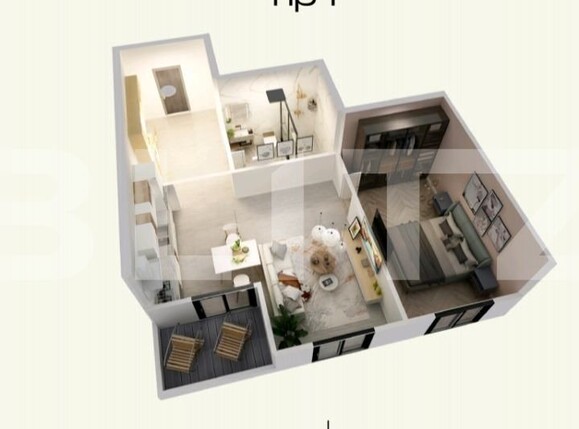 Apartament de vânzare 2 camere Torontalului - 107203AV | BLITZ Timișoara | Poza1