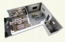 Apartament de 2 camere, 56mp utili, cochet, cu parcare, Torontalului