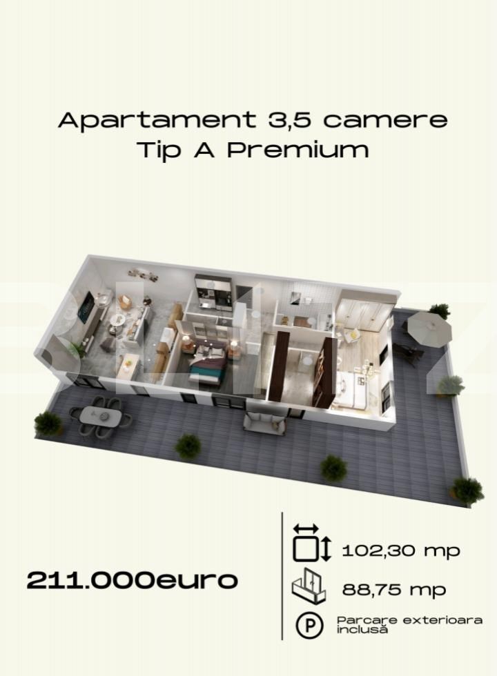 Apartament de vânzare 4 camere Torontalului - 107231AV | BLITZ Timișoara | Poza1