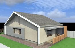 Casa individuala la rosu, 712 mp teren, 115 mp utili, Dumbravita