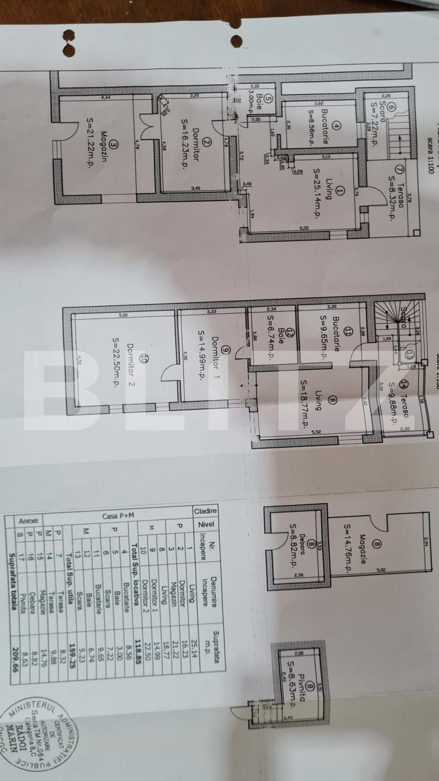 Casa cu spatiu comercial la parter, 209 mp utili, 290 teren, Lipovei