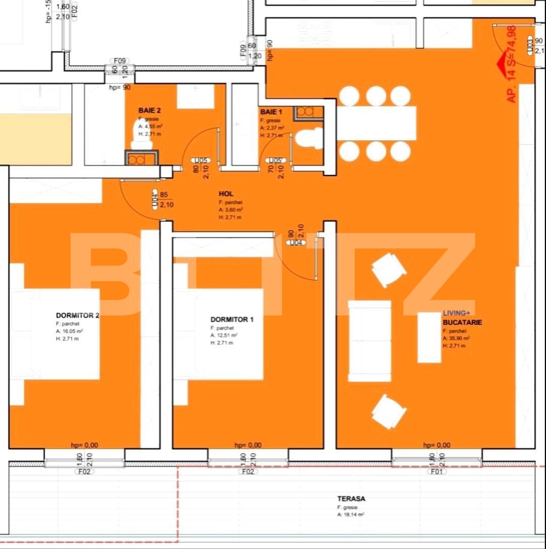 Apartament de vânzare 3 camere Torontalului - 111069AV | BLITZ Timișoara | Poza2