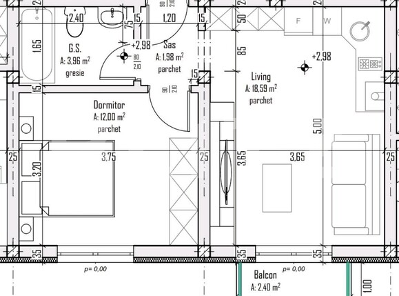 Apartament de vânzare 2 camere Ghiroda - 111127AV | BLITZ Timișoara | Poza2