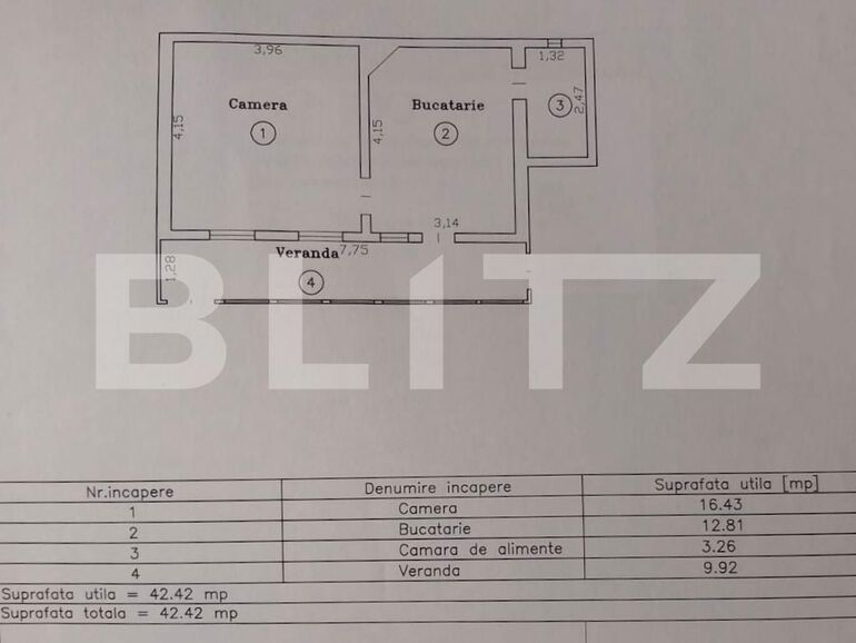 Apartament de vânzare 2 camere Balcescu - 111469AV | BLITZ Timișoara | Poza1